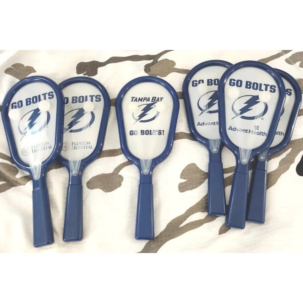 Tampa Bay Lightning Noise Maker Go Bolts Paddle Clackers Assorted SGA Game Time